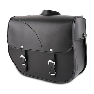 Satteltasche Rechts CustomAcces Sant Louis (Ohne Metallplatte) Schwarz Черный
