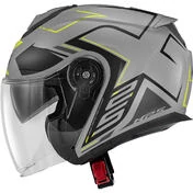 Givi X.25F TRACE Jet motorcycle Мотошлем Gray Black Yellow