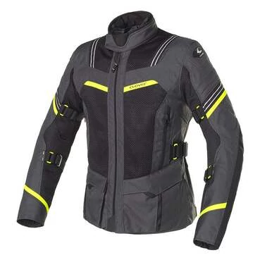 Clover Ventouring 3 Wp Airbag мотокуртка Grey Yellow Серый
