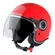 PIAGGIO Vespa VJ open face helmet Красный
