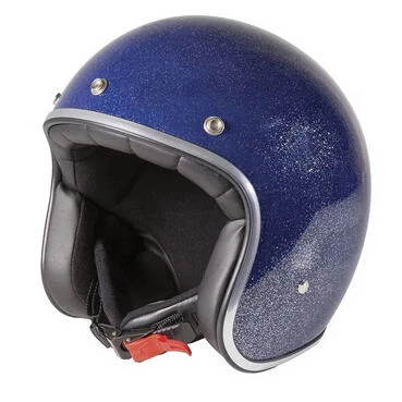 STORMER Pearl open face helmet Glitter Navy Blue Glossy