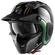 SHARK X-Drak Hister convertible helmet Black / Green / Gold