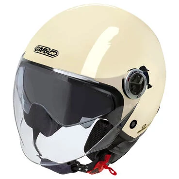 GARIBALDI G20 Sunvisor open face helmet Matt Pal Gold