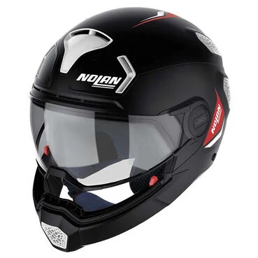 NOLAN N30-4 TP Inception convertible helmet Flat Black / White