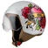 NZI Zeta 2 open face helmet Glossy Cupid