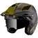 MT HELMETS District SV Post open face helmet Зеленый