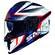 SMK Titan Slick full face helmet White / Blue / Red