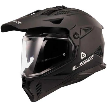 LS2 MX702 Pioneer II full face helmet Черный