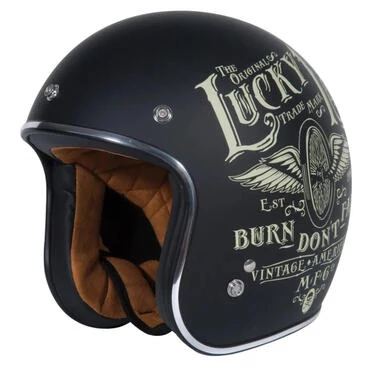 ORIGINE Primo Flying Wheel open face helmet Черный