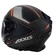 AXXIS OF504SV Mirage SV Trend Matt Fluor Orange мотошлем открытый черный с оранжевым матовый