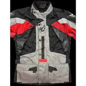Motorcycle мотокуртка in Berik 2.0 Technical Fabric NJ-203328 Adventure Touring Black Red