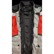 Motorcycle мотокуртка in Berik 2.0 Technical Fabric NJ-203328 Adventure Touring Black Red