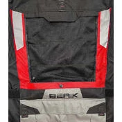 Motorcycle мотокуртка in Berik 2.0 Technical Fabric NJ-203328 Adventure Touring Black Red