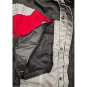 Motorcycle мотокуртка in Berik 2.0 Technical Fabric NJ-203328 Adventure Touring Black Red