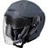 GARIBALDI G40 Sunvisor open face helmet Glossy Grey