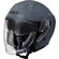 GARIBALDI G40 Sunvisor open face helmet Glossy Grey