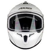 AXXIS FF112C Draked S Solid V.2 A10 full face helmet Белый