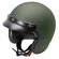 GARIBALDI G02X Fiberglass open face helmet Matt Military Green