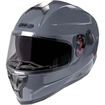 GARIBALDI G80 Trend full face helmet Glossy Grey