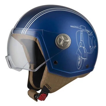 NZI Zeta 2 open face helmet Matt Sprint Blue