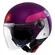 MT Helmets Street S Inboard open face helmet Matt Purple