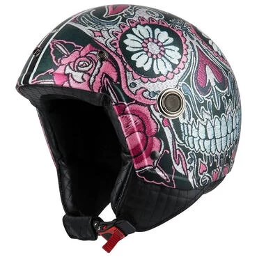 NZI Tonup open face helmet Matt Bordado