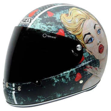 NZI Street Track 4 full face helmet Matt Bust