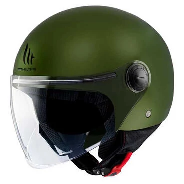 MT Helmets Street S Solid open face helmet Зеленый