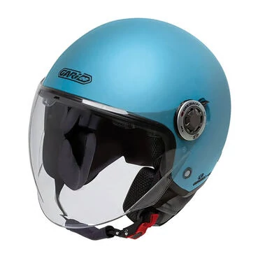 GARI G20 open face helmet Matt Caribbean Blue