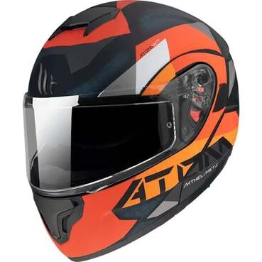 MT HELMETS Atom SV W17 modular helmet Matt Orange