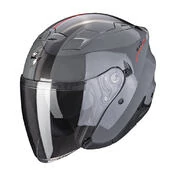 SCORPION EXO-230 SR open face helmet Grey / Red Cement