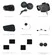 Cardo Packtalk Black JBL Single мотогарнитура