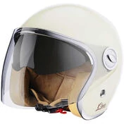 Motorcycle Мотошлем Jet Vintage Stormer CLYDE Solid Glossy White