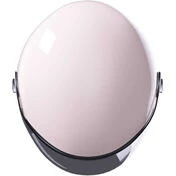 Stormer CLYDE Solid Pale Pink Glossy Vintage Jet Motorcycle Мотошлем