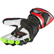 Motorcycle Racing мотоперчатки In Berik 2.0 195106 Leather Pista Yellow Fluo Red Black Certified
