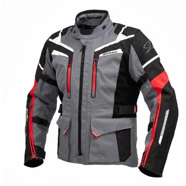 Spyke Compass Dry Tecno Motorcycle мотокуртка Gray Yellow Red