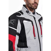 Spyke Compass Dry Tecno Motorcycle мотокуртка Gray Yellow Red