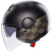 AGV ETERES PONZA Jet Motorcycle Мотошлем Black Gold Matt