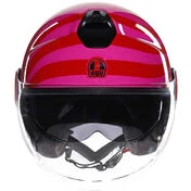 AGV ETERES TROPEA Red Pink Jet Motorcycle Мотошлем