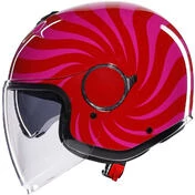 AGV ETERES TROPEA Red Pink Jet Motorcycle Мотошлем