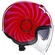 AGV ETERES TROPEA Red Pink Jet Motorcycle Мотошлем