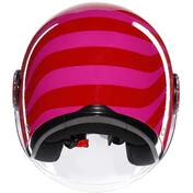 AGV ETERES TROPEA Red Pink Jet Motorcycle Мотошлем