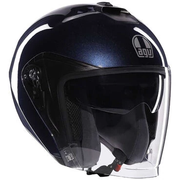 AGV IRIDES MONO Jet Motorcycle Мотошлем Deep Blue