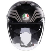 AGV IRIDES BOLOGNA Jet Motorcycle Мотошлем Matt Black Tricolor