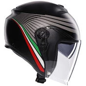 AGV IRIDES BOLOGNA Jet Motorcycle Мотошлем Matt Black Tricolor