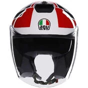 AGV IRIDES TOLOSA Jet Motorcycle Мотошлем Black Grey Red