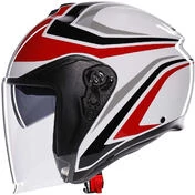 AGV IRIDES TOLOSA Jet Motorcycle Мотошлем Black Grey Red