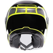 AGV IRIDES DAVAO Jet Motorcycle Мотошлем Black Grey Fluorescent Yellow