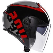 AGV IRIDES VALENZA Jet Motorcycle Мотошлем Matt Grey Black Red