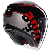 AGV IRIDES VALENZA Jet Motorcycle Мотошлем Matt Grey Black Red